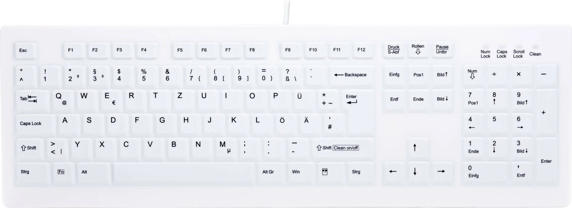 Medicinska tipkovnica Active Key C8100, standardna, bela