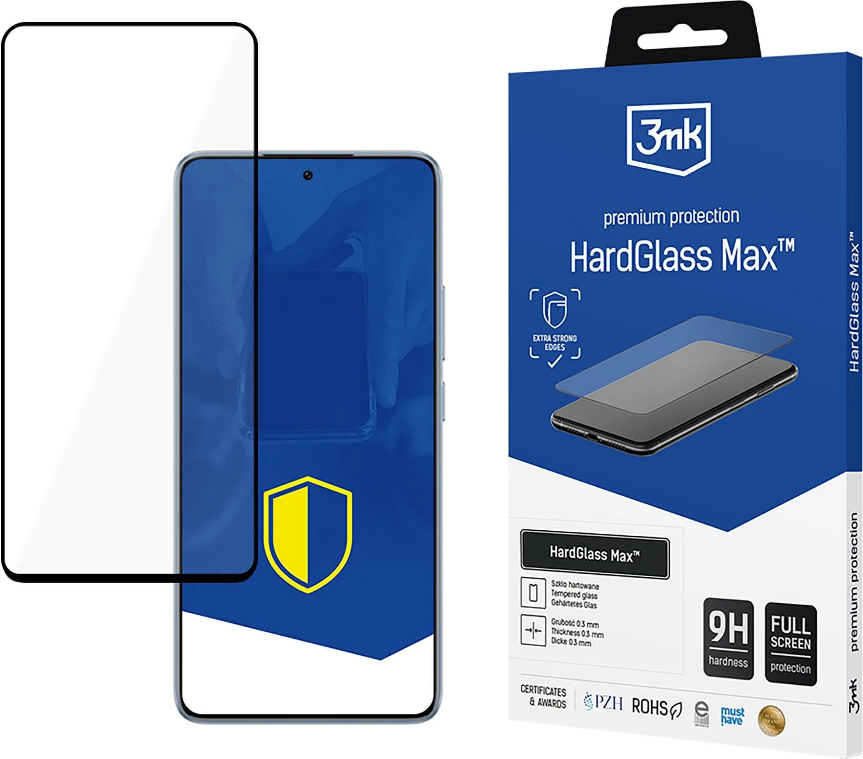Zaščitno steklo HardGlass Max 3mk za Xiaomi 14T / 14T Pro, črno