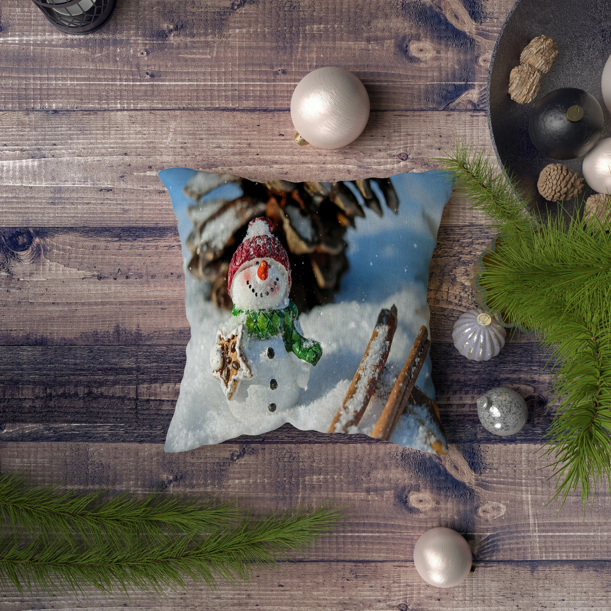 Dekorativna blazina Aberto Design NYXMAS054, večbarvna, 43 x 43 cm