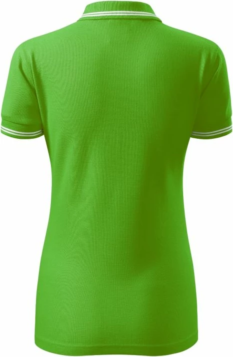 Polo majica Adler za ženske, jabolčno zelena