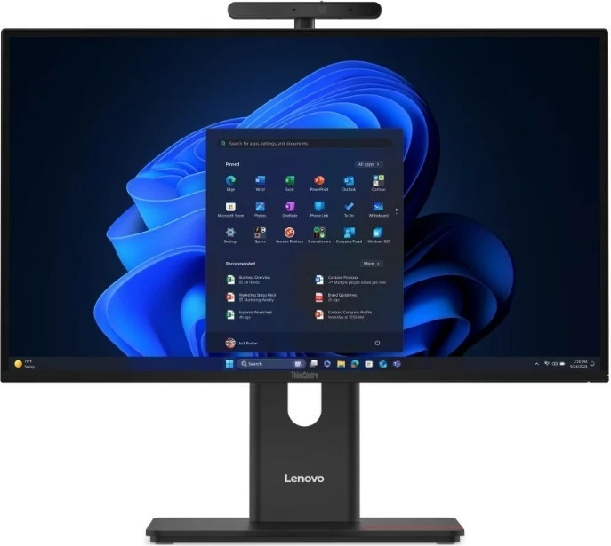 All-in-One računalnik Lenovo ThinkCentre M90a Gen 6 13AV000YPB, Intel Core Ultra 7 265, 32GB RAM pomnilnik, 1TB SSD, 23,8'' FHD, Windows 11 Pro, Intel vPro, Copilot+, črn