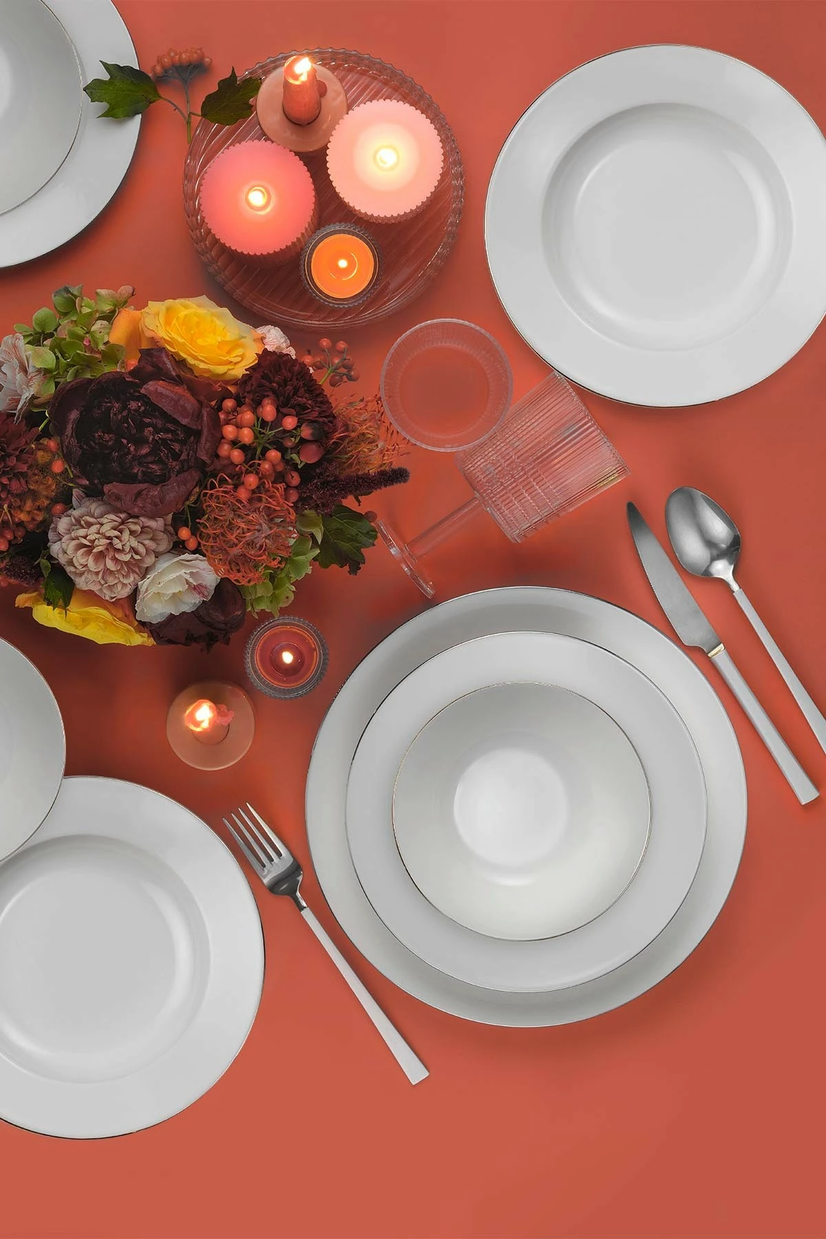 Set za večerjo iz porcelana, Hermia Concept BNKL18Y4220, 18 kosov