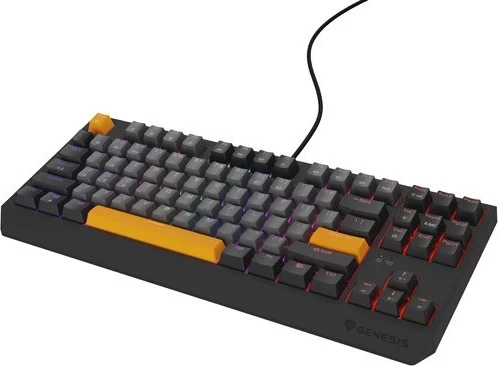 Mekaniška tipkovnica TKL z RGB, Genesis Thor 230, Outemu Red, sivo-črna
