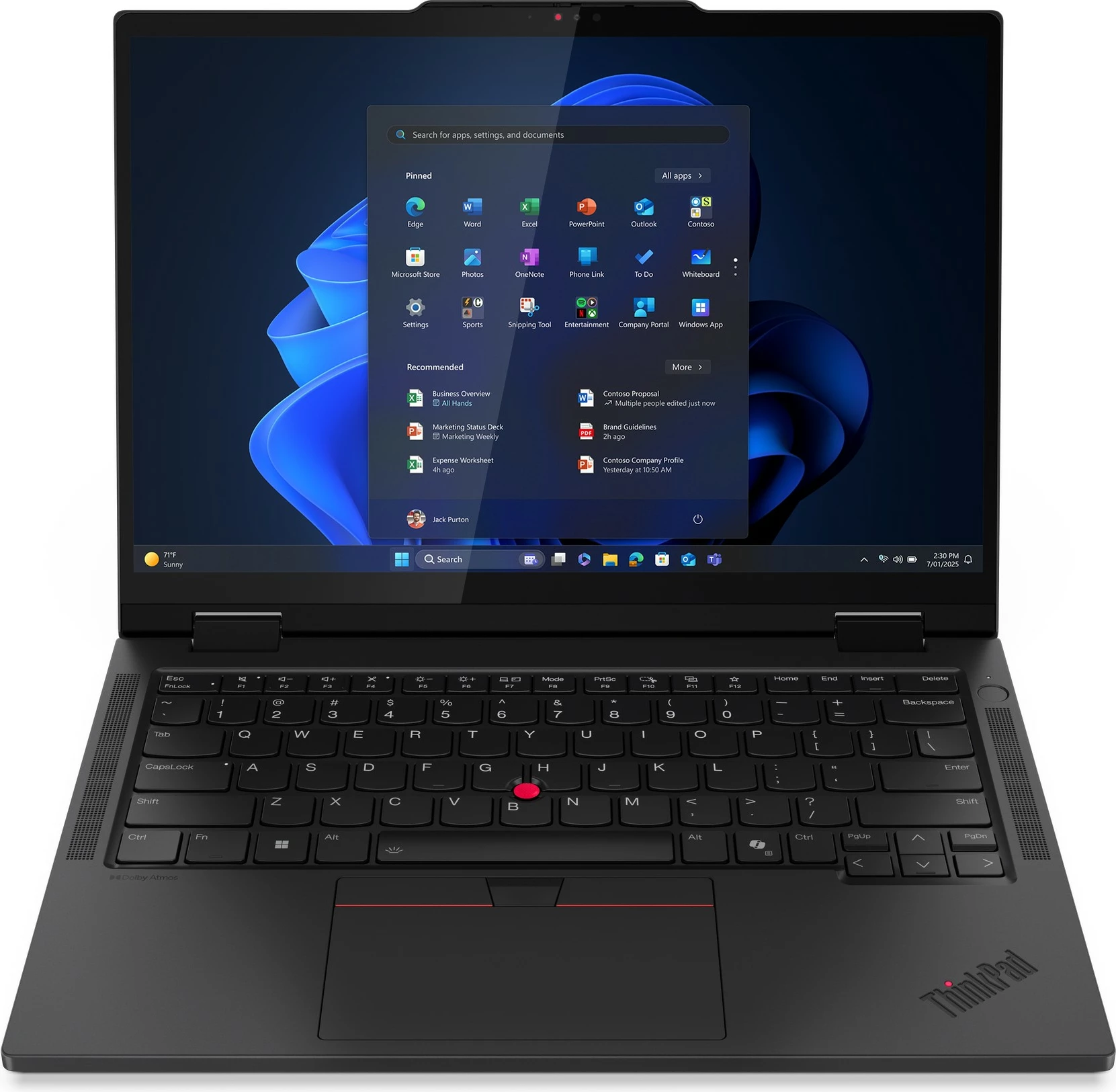 Fleksibilni prenosnik Lenovo ThinkPad T14s 2-v-1, 16GB RAM, 512GB SSD, Windows 11 Pro, črn
