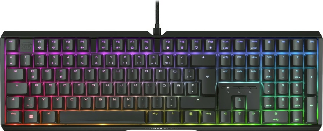 Mehanska tipkovnica XTRFY MX 3.1 Cherry, žična, USB, RGB LED, QWERTZ, črna