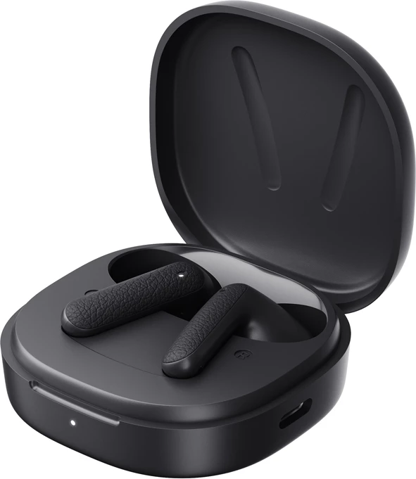 TWS slušalke QCY T41, Bluetooth 5.4, do 35 h s polnilnim etuijem, Low Latency 68 ms, IPX4, USB-C, črne