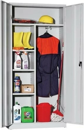 Metalna omara za shranjevanje, sivo-oranžna, Skye Decor Js1008Tu