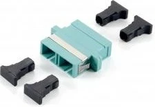 Duplex optični spoj Equip SC, OM3 večnačin, turkizen