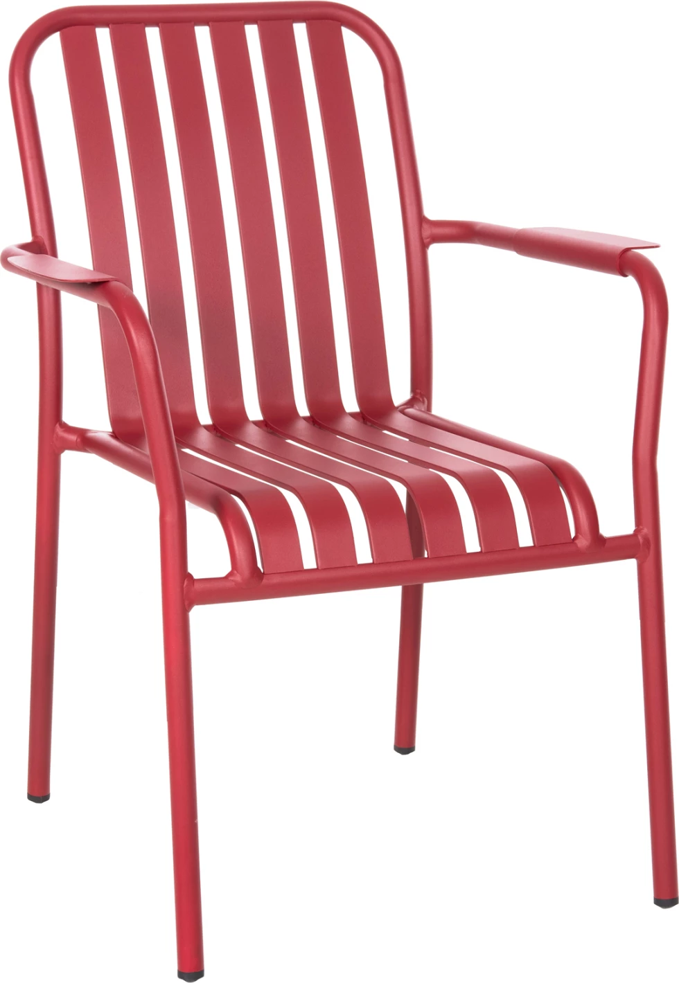 Aluminijasti naslanjač RACHEL FH6088.05 rdeč 63x58x85Hcm