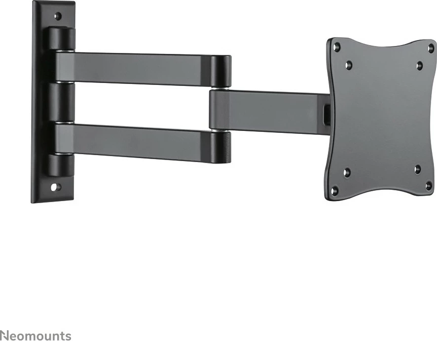 Stenski nosilec za zaslone do 27", Neomounts FPMA-W830BLACK, VESA 75x75/100x100, aluminij, črn