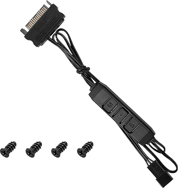 Ventilator za računalniško ohišje DeepCool RF120, 12 cm, črn, večbarvna osvetlitev