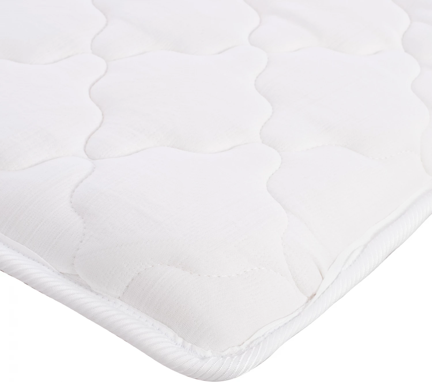 CLOUD nadvložek, bel, 150x200 cm, dvojna velikost