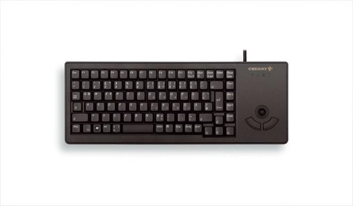 Sledilna kroglica (trackball) Cherry XS, polna velikost, USB, QWERTY, črn