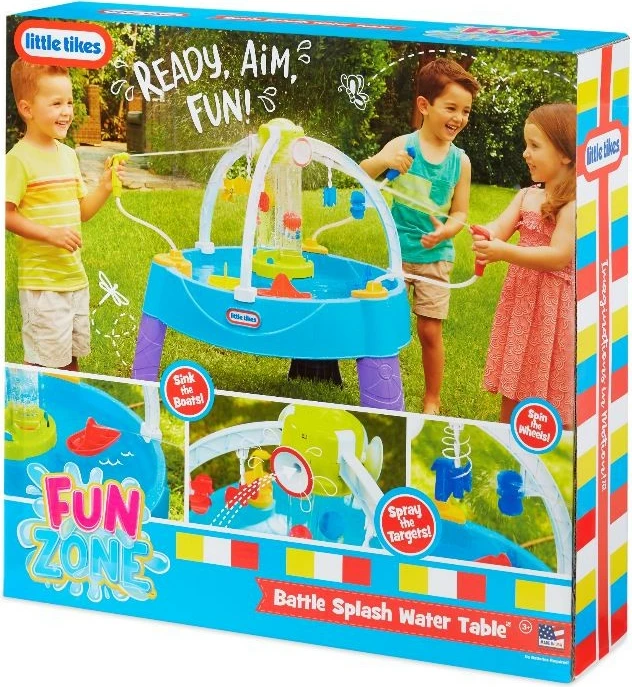 Interaktivna vodna mizica Little Tikes Battle Splash, večbarvna, za otroke