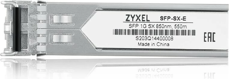 SFP modul za optiko Zyxel SFP-SX-E, 1000 Mbit/s, SFP, LC, 550 m, jeklen