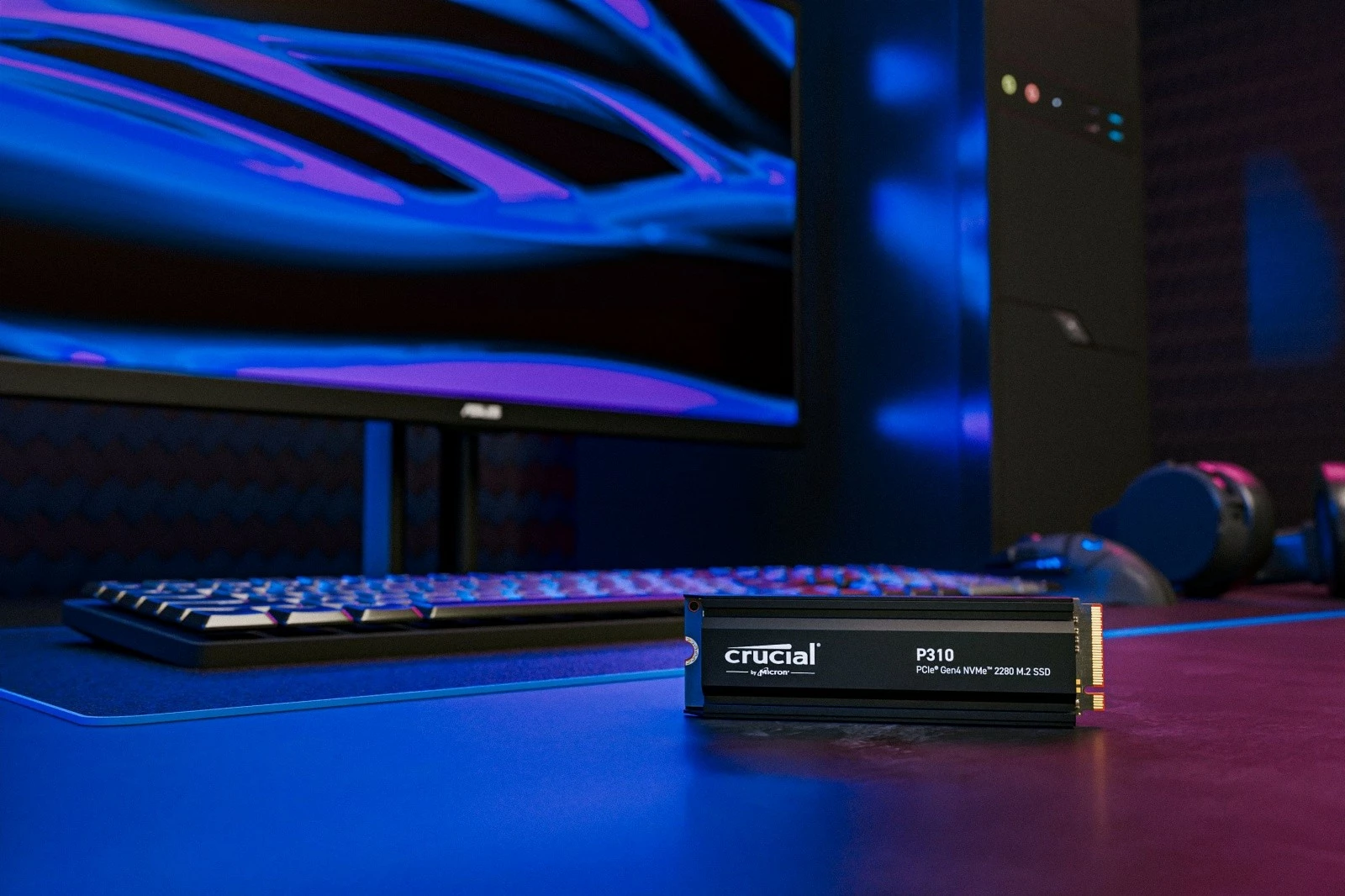 Notranji SSD Crucial P310, 2TB, M.2 NVMe PCIe 4.0, z radiatorjem