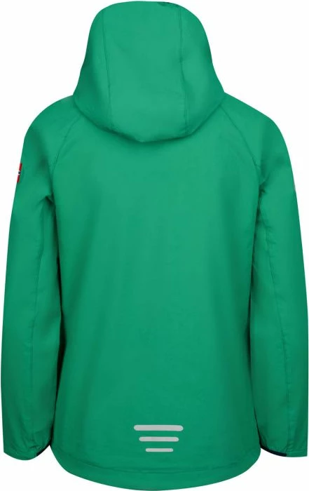 Softshell jakna za otroke Trollkids, zelena