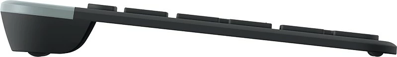 Ultra tanek komplet tipkovnice in miške, Logitech MK470 Slim Combo, polna velikost (100%), brezžični RF, QWERTZ, grafit