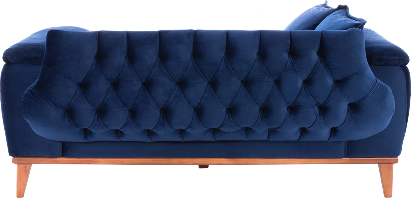 BENNINGTON, 2-sedežna raztegljiva zofa, modra