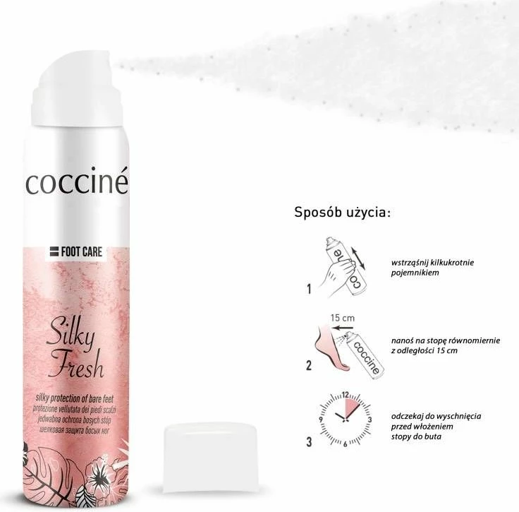 Prozoren sprej za nego stopal Coccine, unisex