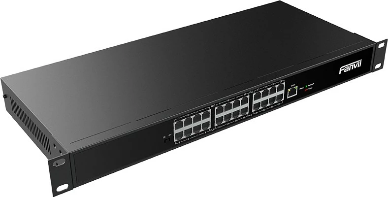 Nemanagementiran switch Fanvil PN24, Fast Ethernet, 24 vrat, črn