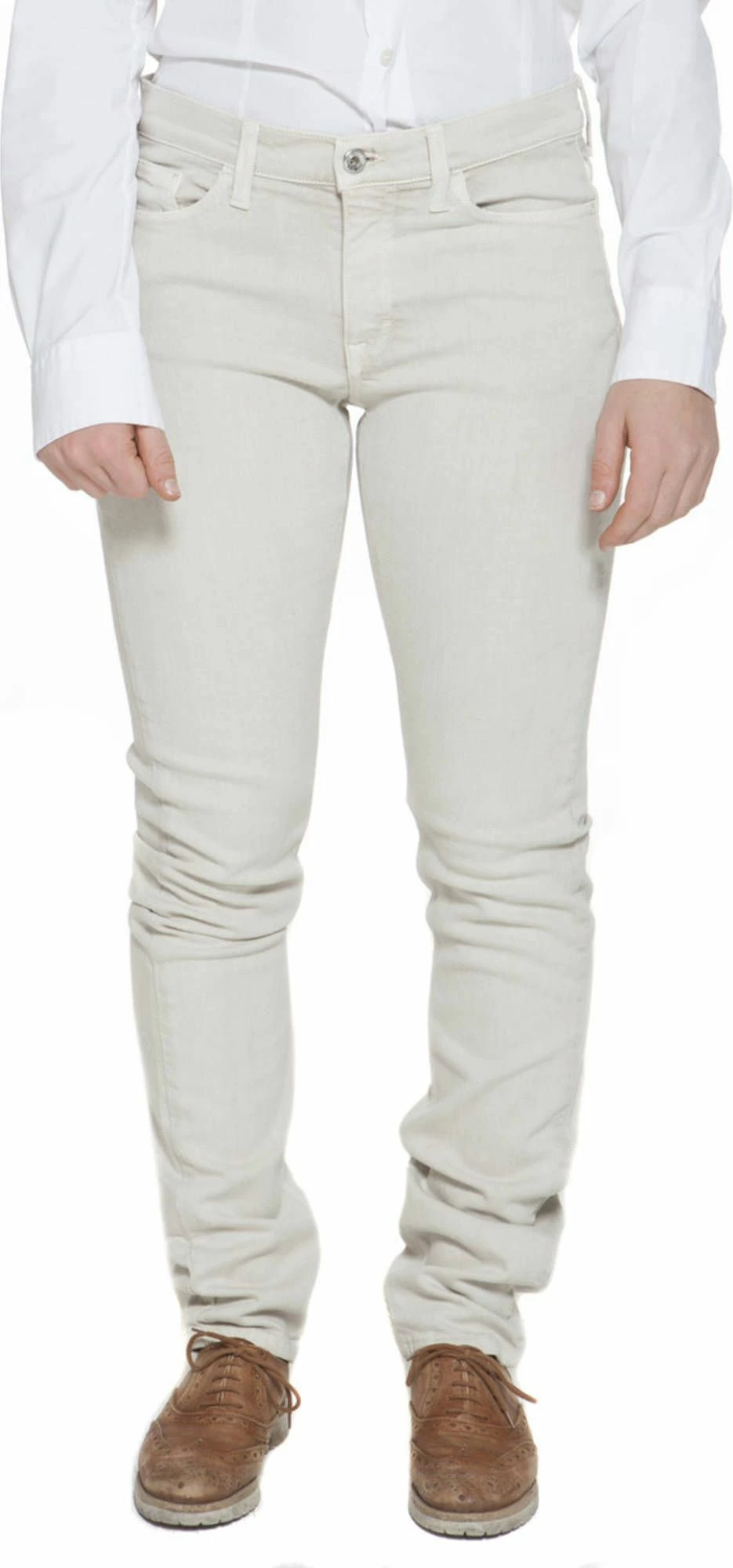 Hlače za ženske GANT, bež