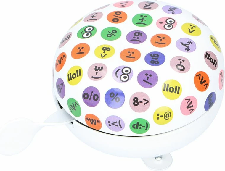 Kolesarski zvonec, Dunlop 80 mm, večbarven