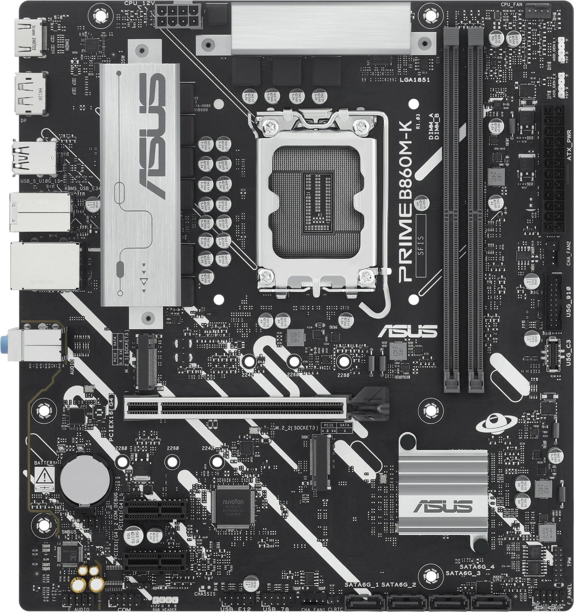 Matična plošča ASUS PRIME B860M-K, LGA1851