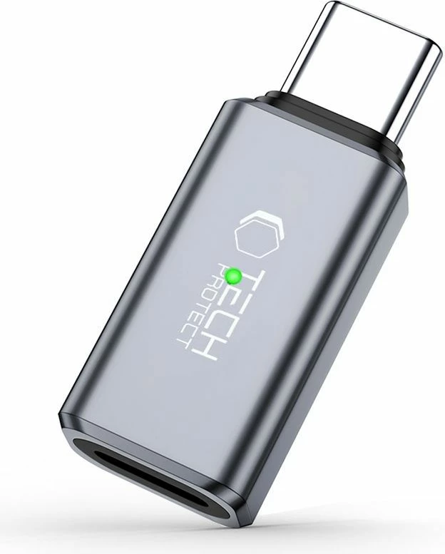 Adapter za slušalke Type-C v Lightning, Tech-Protect UltraBoost, siv