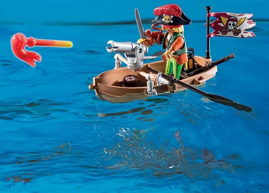 Adventni koledar s piratskimi figuricami, Playmobil Pirates 71636, 98 kosov, 4–10 let