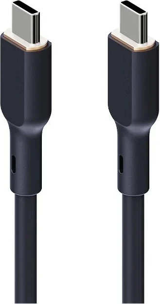 Kabel USB-C na USB-C, 1 m, 240 W, silikon, črn AUKEY CB-SCC241