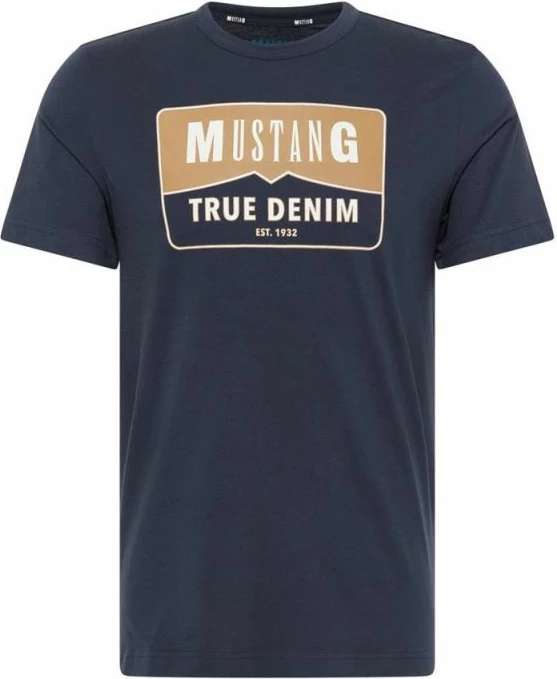 Majica Mustang za moške, temno modra