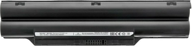 Baterija za prenosnik Mitsu za Fujitsu E8310/S7110, 4400 mAh, 48 Wh, Li-ion, črna