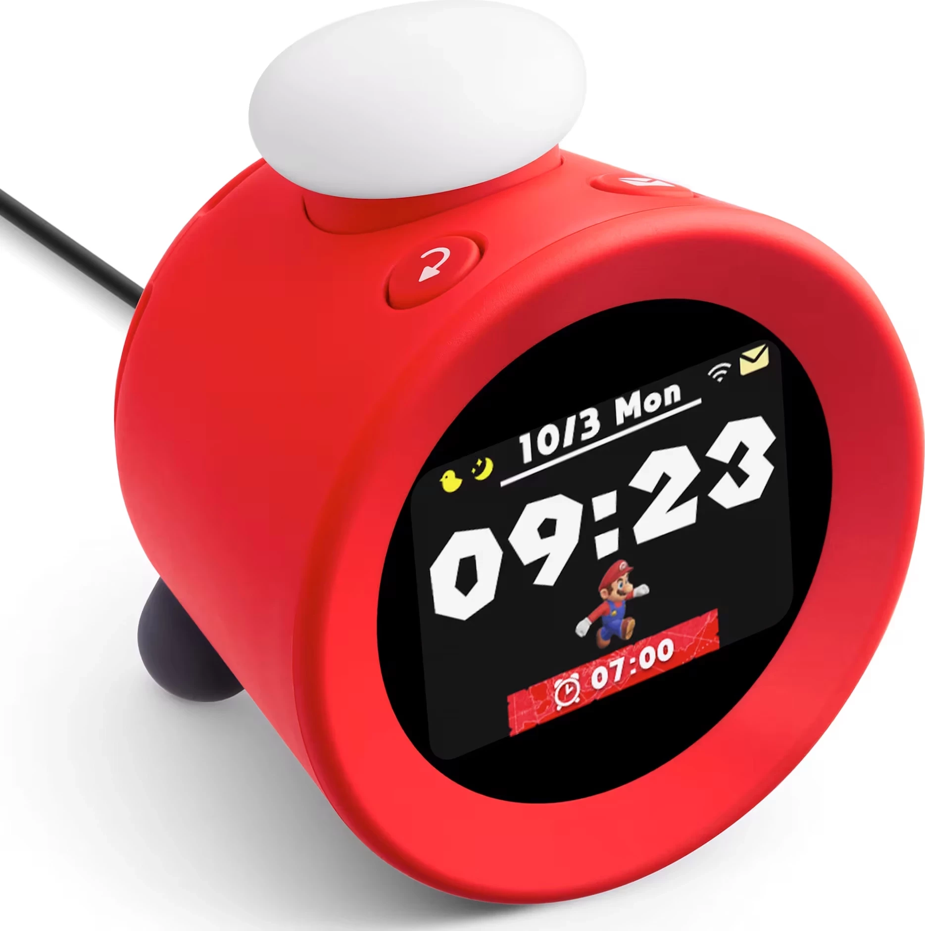 Budilka Nintendo Alarmo, rdeča