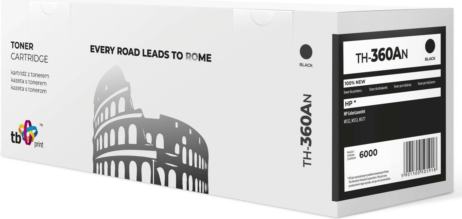 Toner črn TB Print TH-360AN za HP ColorLaserJet M552/M553/M577, 6000 strani