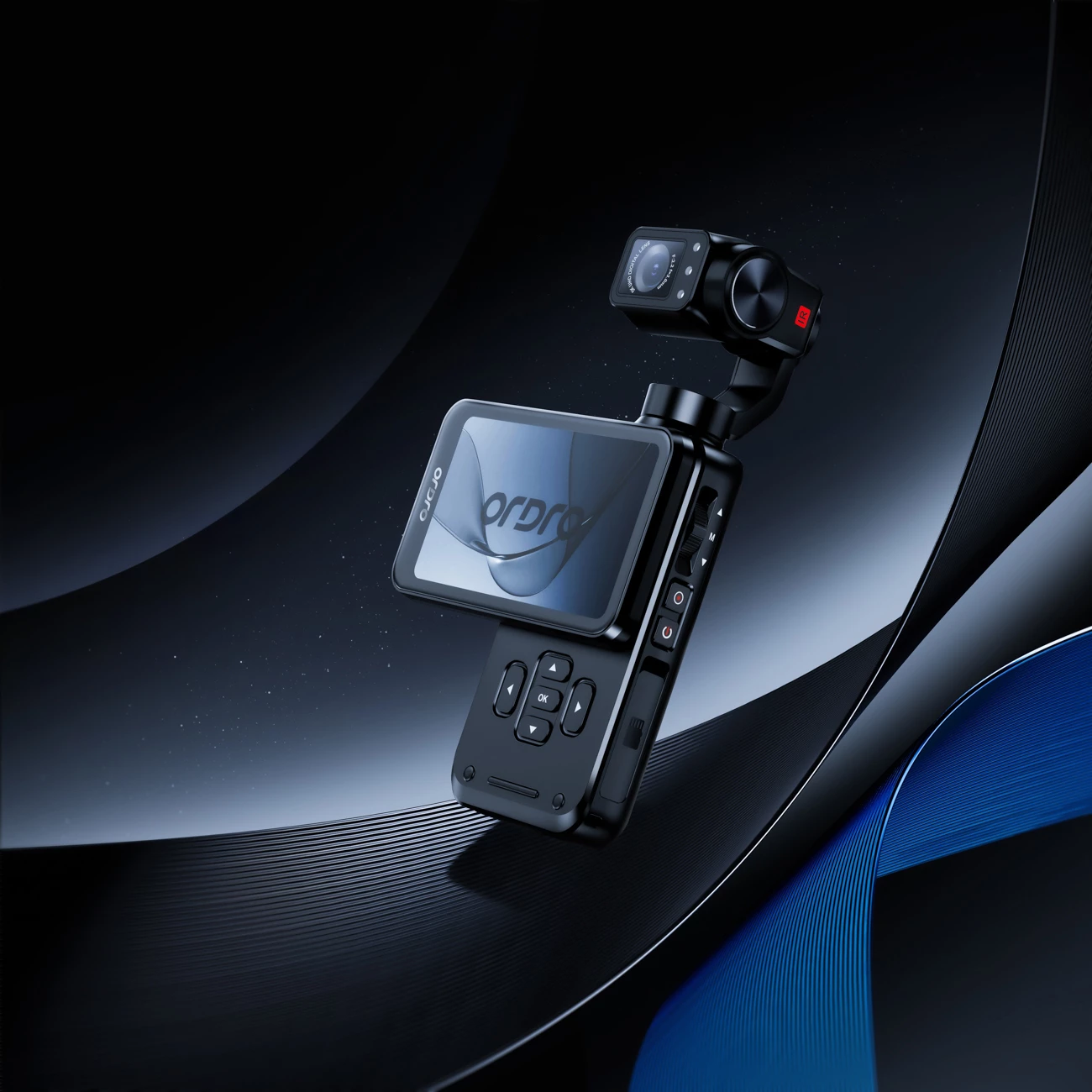 Žepna kamera 3-osni gimbal Ordro Pocket M5, 5K, črna