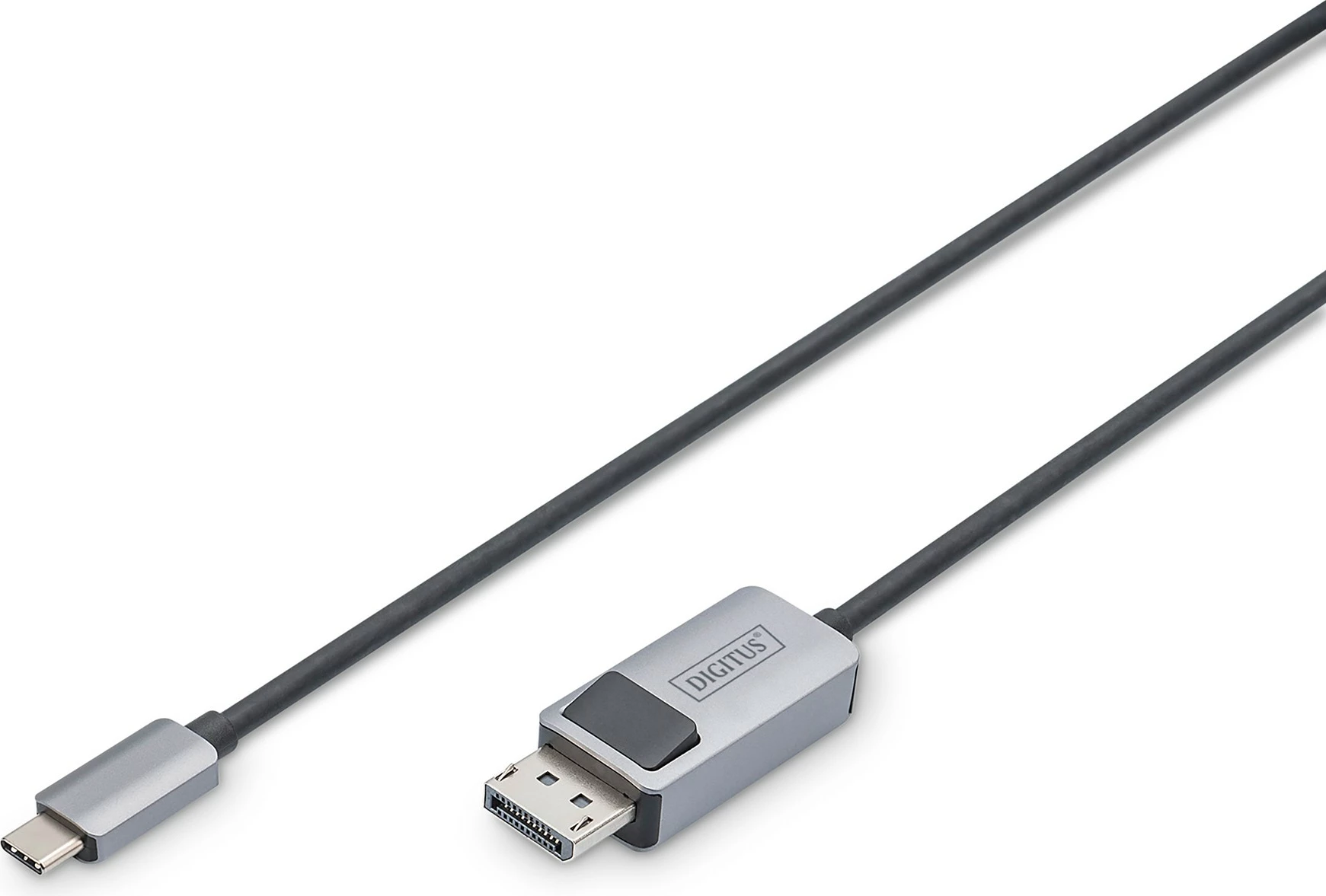 Kabel USB Type-C na DisplayPort Digitus 2 m, 8K, črn