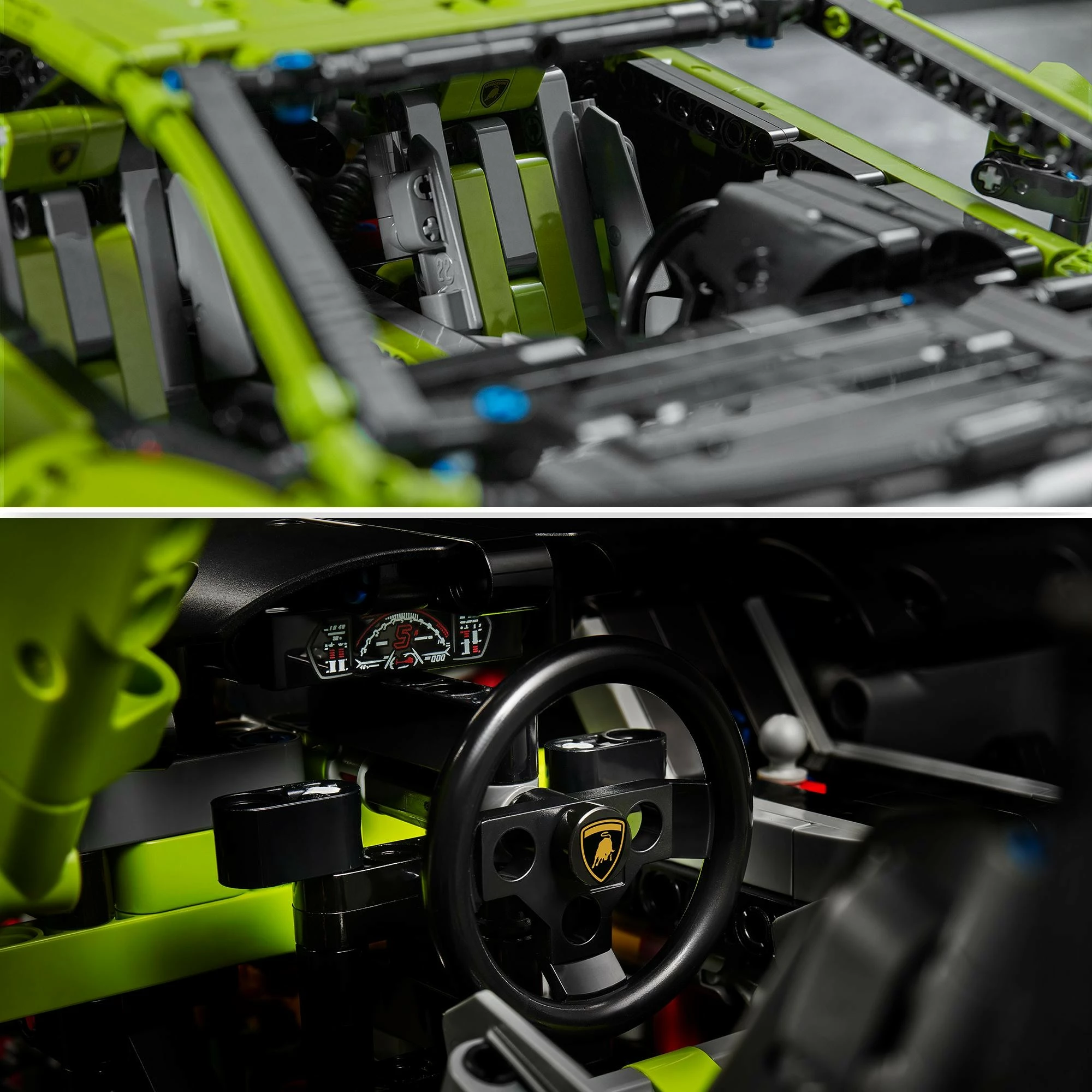 Set gradnje LEGO Technic Lamborghini Sián FKP 37, 8+ let, plastika, 457 kosov, večbarven