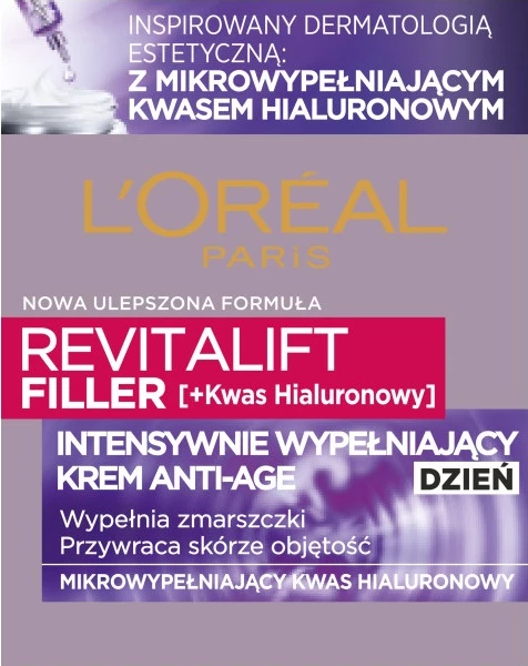 Dnevna krema za obraz Revitalift Filler [HA], L'Oreal Paris, 50 ml