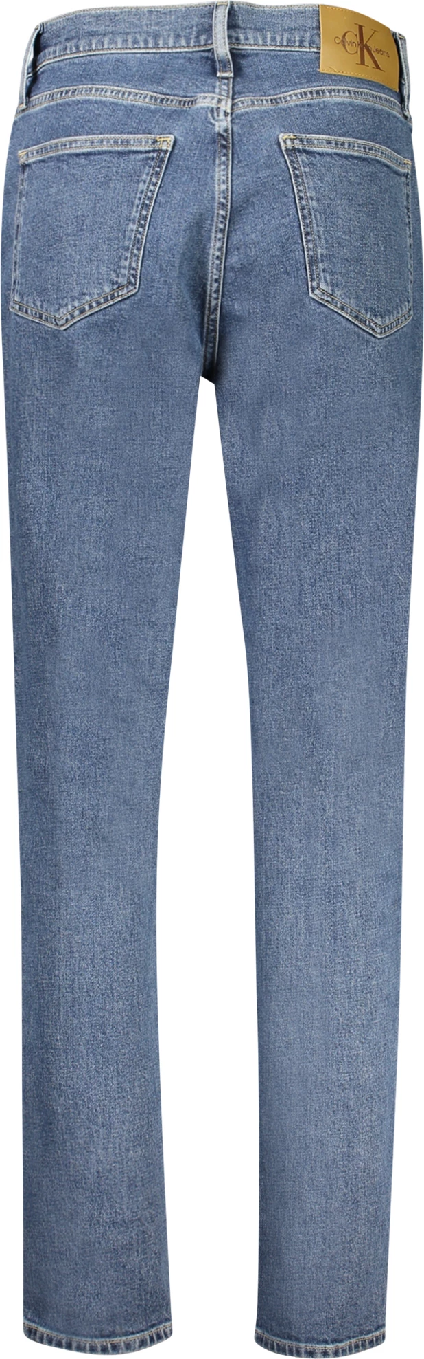 Jeansi mom za ženske Calvin Klein, modri