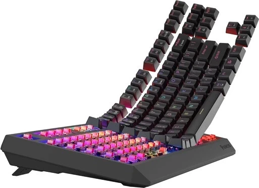 Mehanska brezžična tipkovnica TKL Genesis Thor 230, RGB, Outemu Red, črna