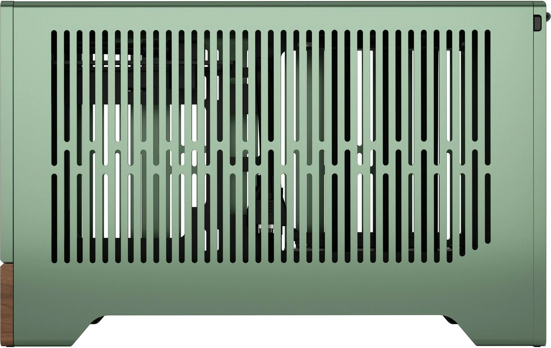 Računalniško ohišje Terra Mini-ITX, alumin, oreh, zelen, Fractal Design