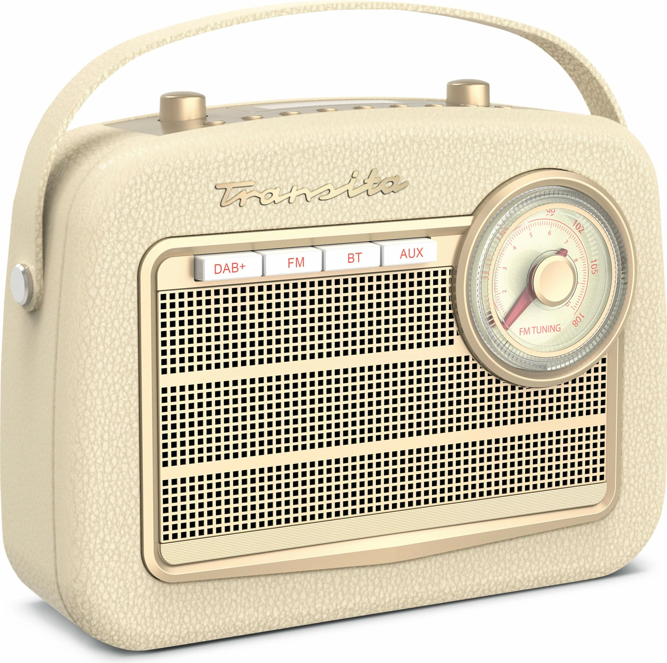 Retro radio DAB+ FM Bluetooth AUX, TechniSat Transita 130, bež