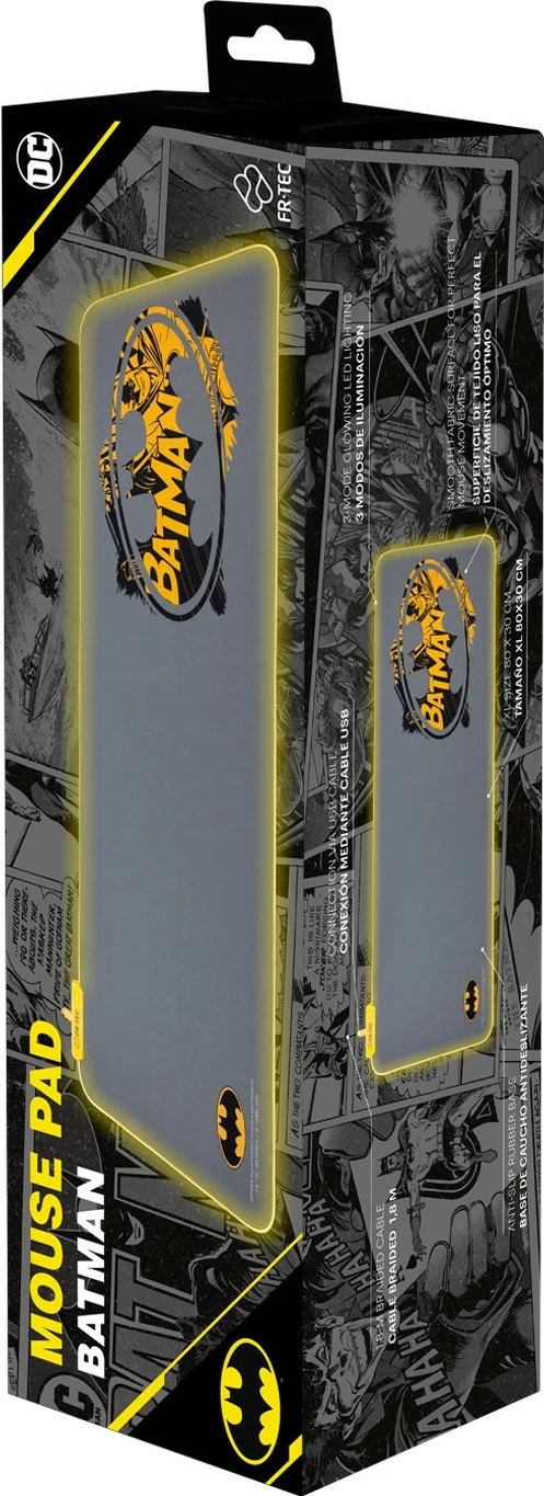 LED igralni podloga Blade DC Batman, siv