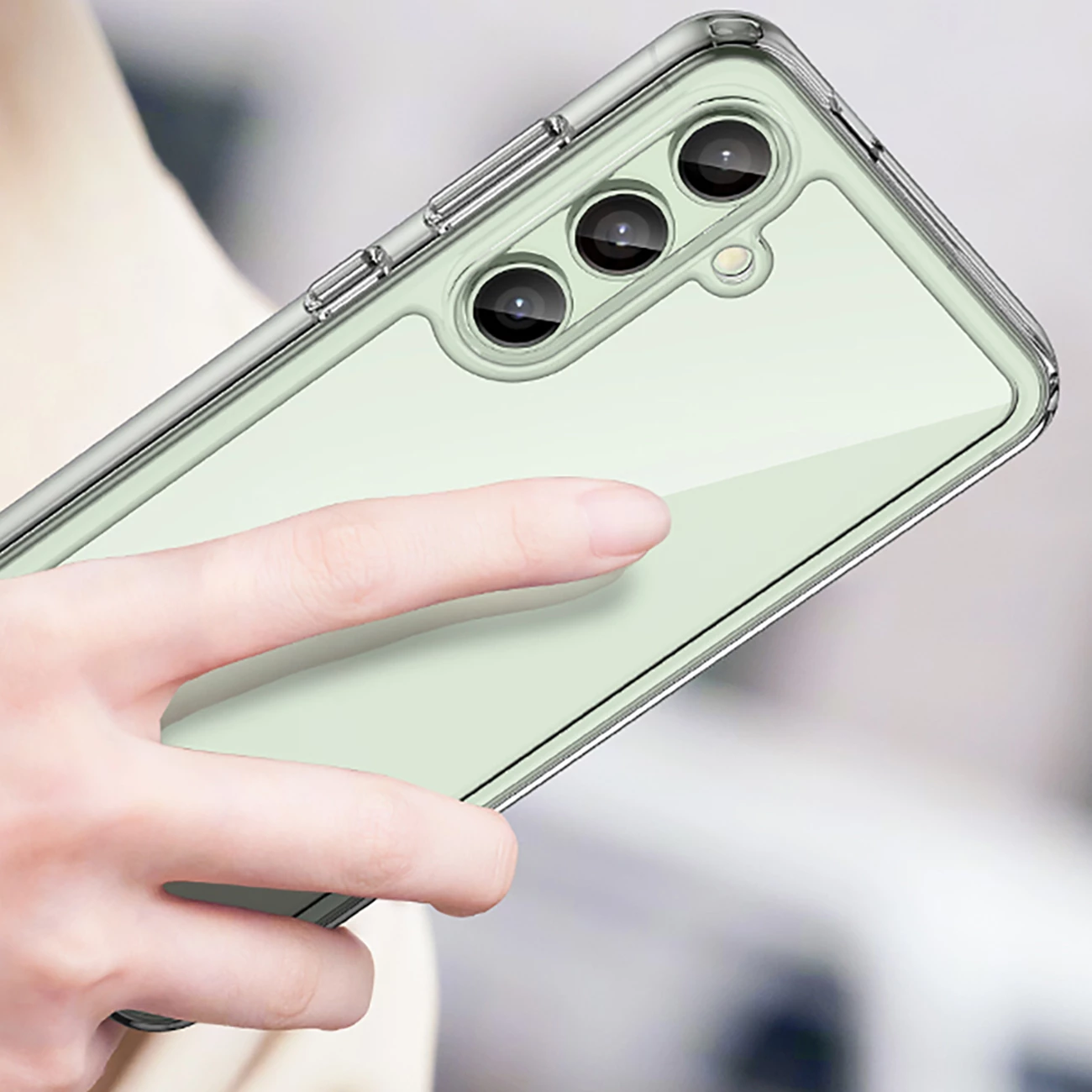 Prozoren ovitek za telefon Hurtel Outer Space Case za Samsung Galaxy S24 FE