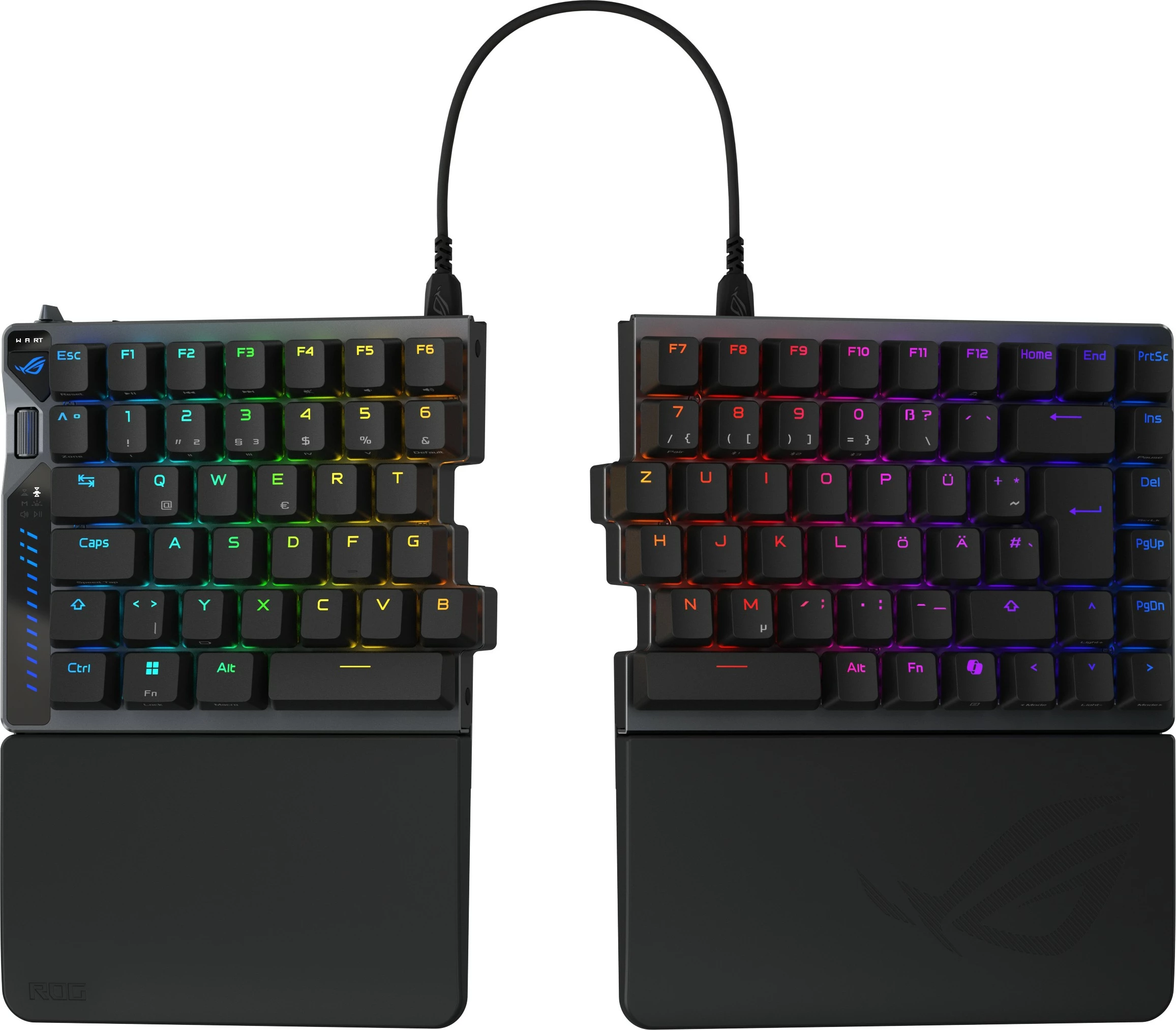 Mehanična tipkovnica ASUS ROG Falcata, RGB, DE razpored, črna
