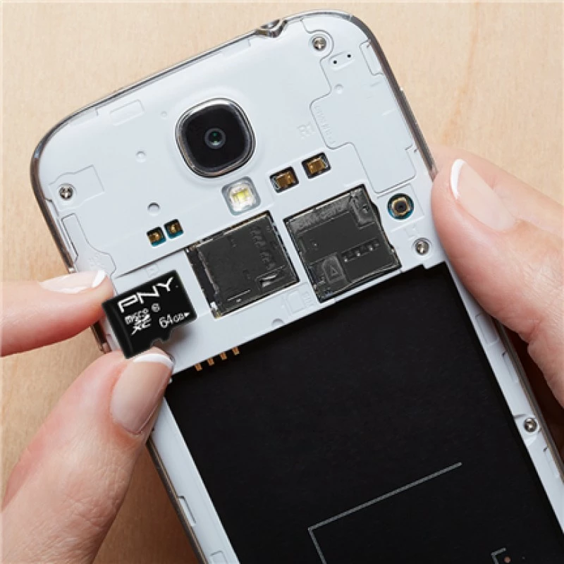 Kartica pomnilnika MicroSDHC 16 GB Class 10, črna — PNY