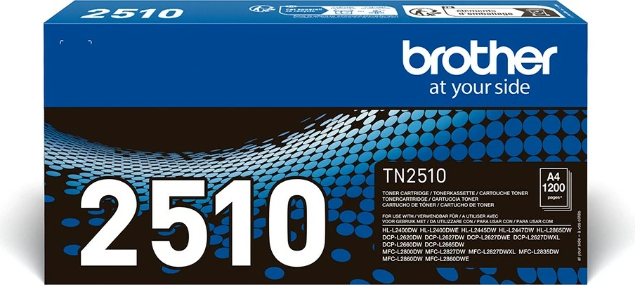 Toner kartuša, 1200 strani, črna, 1 kos, Brother TN-2510