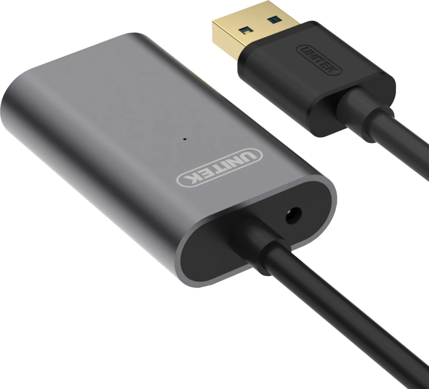 USB kabel 10 m, črn - Unitek