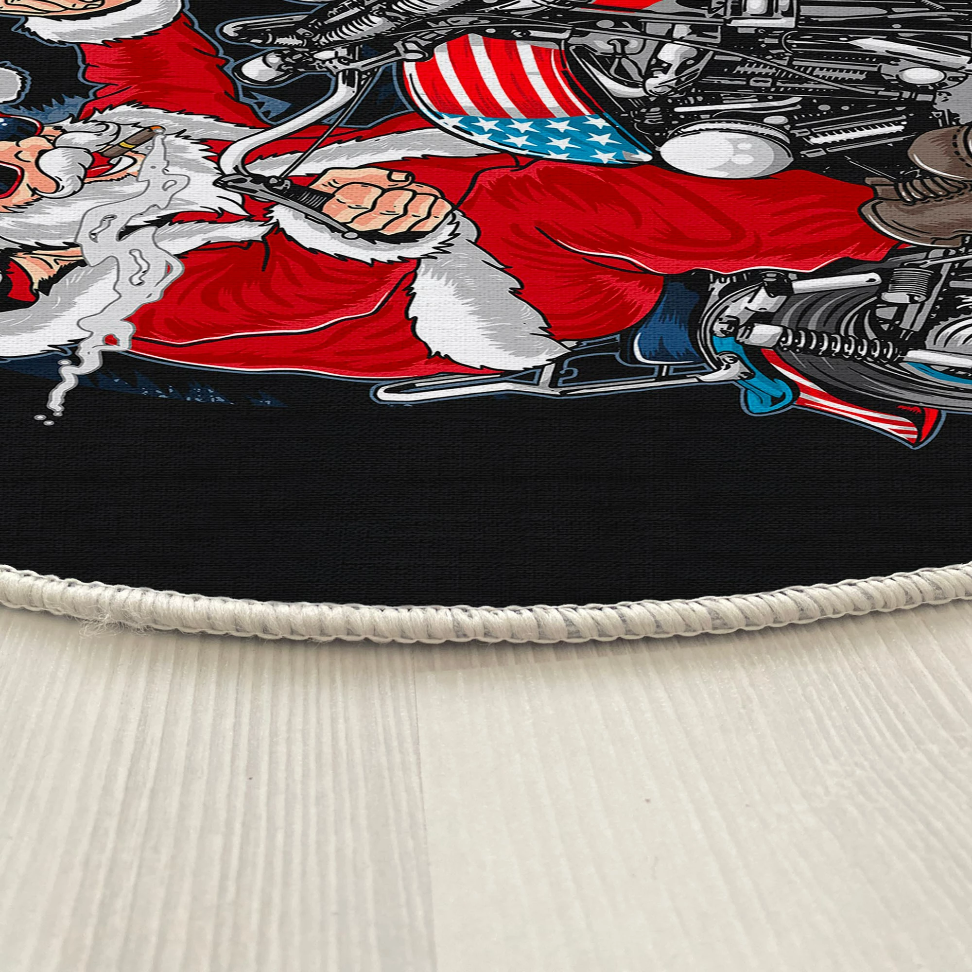 Okrogla preproga, večbarvna, Conceptum Hypnose, Woopamuk456, 80 cm